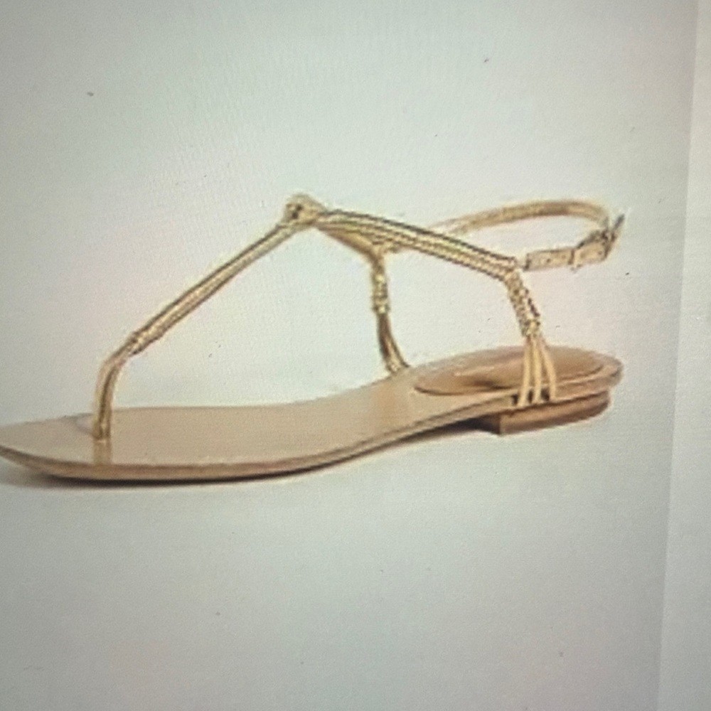 Veronica Beard  Gold Women's Sandals
